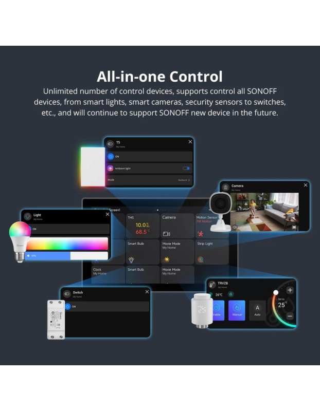 Sonoff Wifi Smart NS Panel Pro with Full Touch Display Grey 4.7Inch With Matter Sonoff Wifi Smart NS Panel Pro with Full Touch Display Grey 4.7Inch With Matter