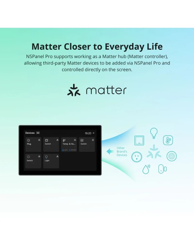 Sonoff Wifi Smart NS Panel Pro with Full Touch Display Grey 4.7Inch With Matter Sonoff Wifi Smart NS Panel Pro with Full Touch Display Grey 4.7Inch With Matter