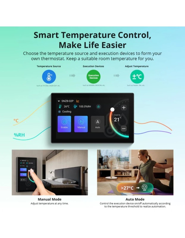 Sonoff Wifi Smart NS Panel Pro with Full Touch Display Grey 4.7Inch With Matter Sonoff Wifi Smart NS Panel Pro with Full Touch Display Grey 4.7Inch With Matter