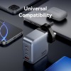 Vention Charger Wall GaN 100W 3xUSBC 1xUSBA Grey FETH0-UK Vention Charger Wall GaN 100W 3xUSBC 1xUSBA Grey FETH0-UK