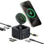 Baseus 7-in-1 USB Hub MagPro 15W 4K HDMI 2xUSB-A 1xUSB-C Card Reader PD100W