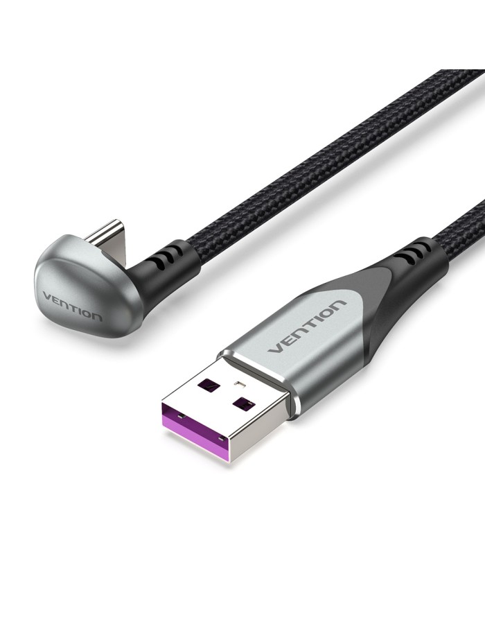 Vention Cable USB-A 2.0 to USB-C U-Shaped 5A Braided 1.5m COHHG Vention Cable USB-A 2.0 to USB-C U-Shaped 5A Braided 1.5m COHHG