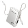 Vention Powerbank 10000mAh 45W Built-in USB-C & Lightning Cables FKMN0 Beige Vention Powerbank 10000mAh 45W Built-in USB-C & Lightning Cables FKMN0 Beige