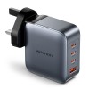 Vention Charger Wall GaN 100W 3xUSBC 1xUSBA Grey FETH0-UK Vention Charger Wall GaN 100W 3xUSBC 1xUSBA Grey FETH0-UK