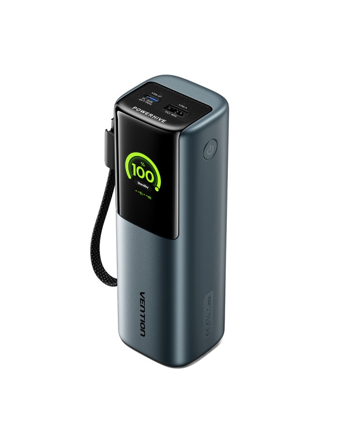 Vention Powerbank 27000mAh 200W 3xUSBC+USBA TFT Display +240W Cable FKGH0