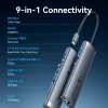 Vention HUB USB-C 1xUSB-C 3.2/USBA3.0/USBA2.0/HDMI 4K60Hz/RJ45/SD/3.5mm/PD TGVHB Vention HUB USB-C 1xUSB-C 3.2/USBA3.0/USBA2.0/HDMI 4K60Hz/RJ45/SD/3.5mm/PD TGVHB