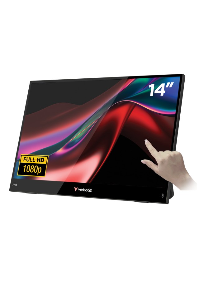 Verbatim Monitor Portable Touch 14" Full-HD USB-C LIGHT Series Verbatim Monitor Portable Touch 14" Full-HD USB-C LIGHT Series