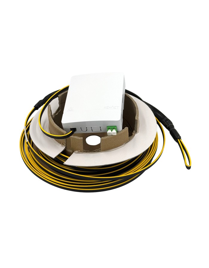 KEYNET Patch Cord with Pre-Terminated Fiber Optic Outlet SafeTrack LC/APC 15.0m