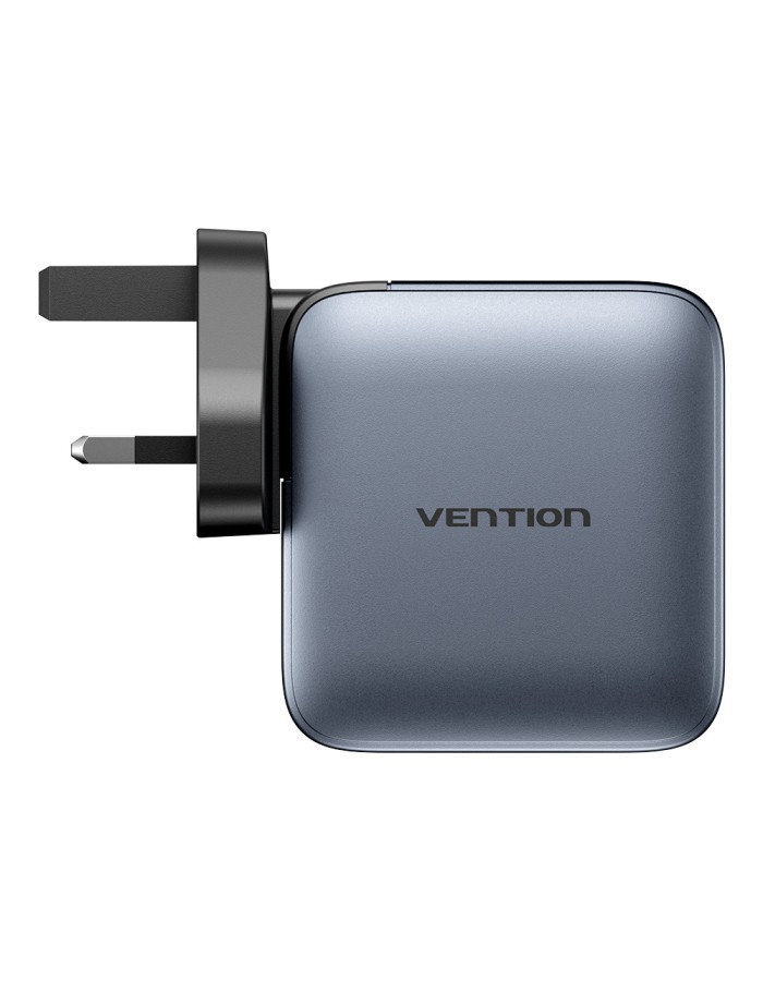 Vention Charger Wall GaN 100W 3xUSBC 1xUSBA Grey FETH0-UK Vention Charger Wall GaN 100W 3xUSBC 1xUSBA Grey FETH0-UK