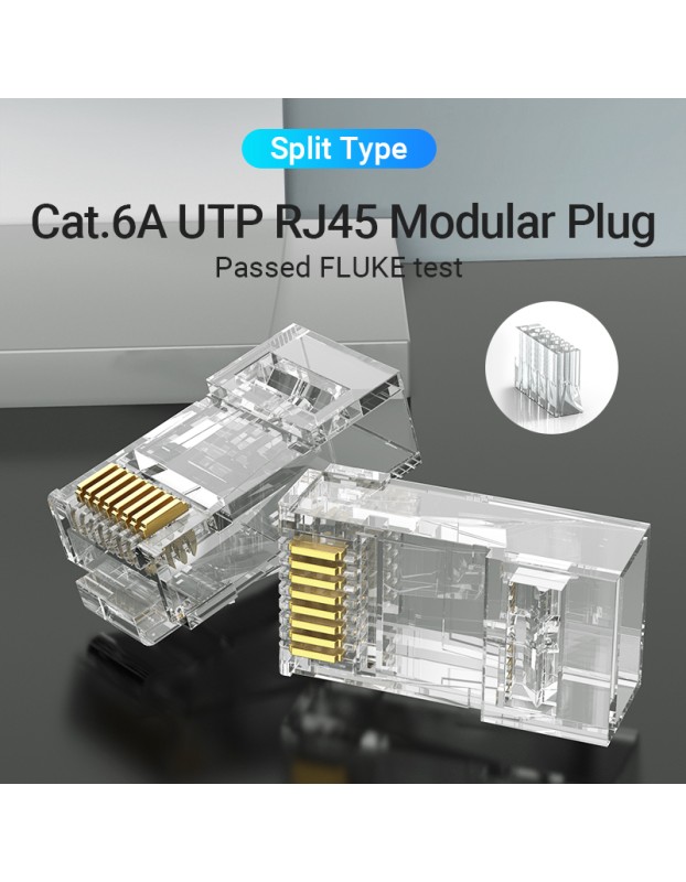 Vention NETWORK Connectors CAT6A UTP Modular Plug IDGR0-50 (50 Pack)
