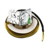KEYNET Patch Cord with Pre-Terminated Fiber Optic Outlet SafeTrack LC/APC 15.0m