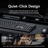 Vention Keyboard and Mouse Combo Wireless Silent Slim Full Size KTZB0-EN
