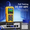 Noyafa Multi-Function Cable Tester for Continuity & Wiremap, PoE, Length Measurement, Port Flash, Color Screen & Rechargeable Battery NF-8504