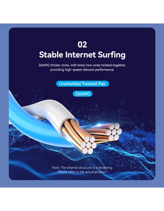 Vention NETWORK Cable CAT6 UTP 50.0m Black IBRBX Vention NETWORK Cable CAT6 UTP 50.0m Black IBRBX