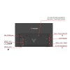 Verbatim Monitor Portable Touch 14" Full-HD USB-C LIGHT Series Verbatim Monitor Portable Touch 14" Full-HD USB-C LIGHT Series