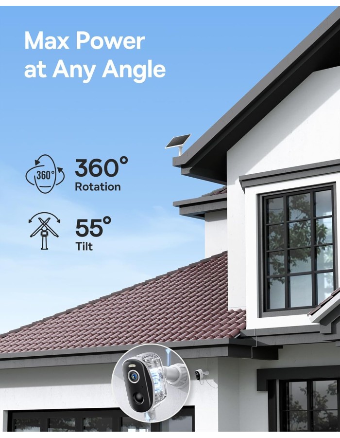 Baseus Security A1 Solar Panel White