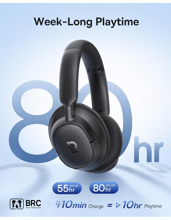 Baseus Headphones Over Ear ANC Bass BH1 NC Black