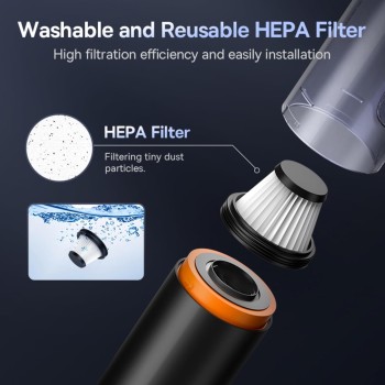 Baseus A5 Wireless Car Vacuum Cleaner 16000PA Baseus A5 Wireless Car Vacuum Cleaner 16000PA