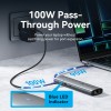 Vention HUB USB-C 1xUSB-C 3.2/USBA3.0/USBA2.0/HDMI 4K60Hz/RJ45/SD/3.5mm/PD TGVHB Vention HUB USB-C 1xUSB-C 3.2/USBA3.0/USBA2.0/HDMI 4K60Hz/RJ45/SD/3.5mm/PD TGVHB