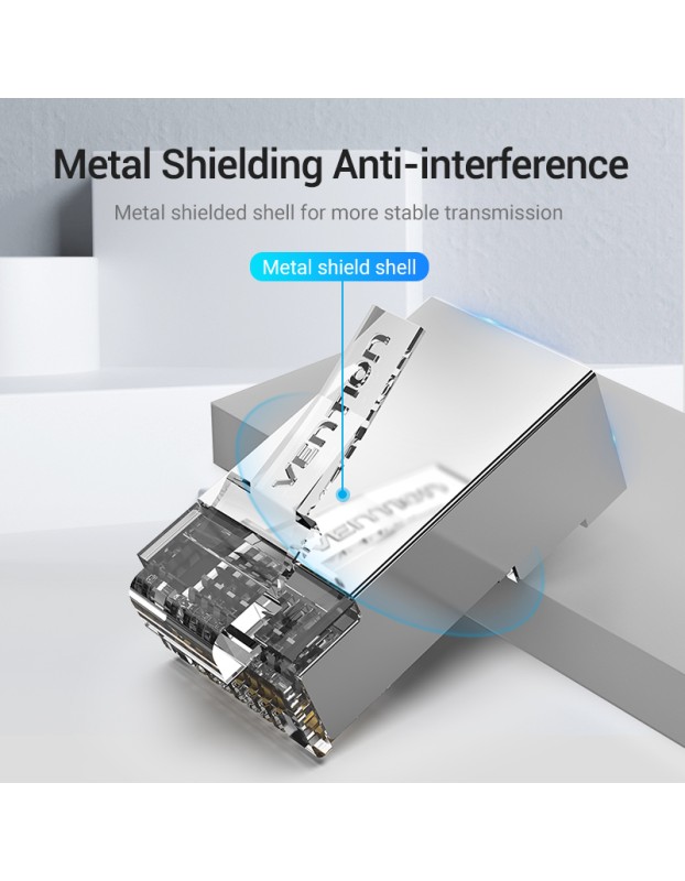 Vention NETWORK Connectors CAT6A FTP Modular Plug IDFR0-50 (50-Pack)