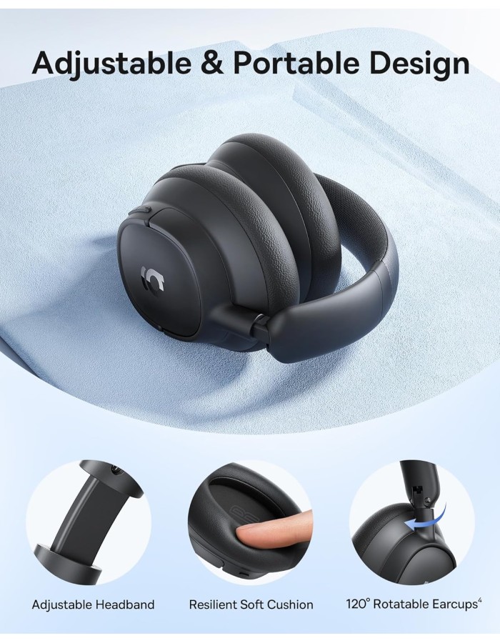 Baseus Headphones Over Ear ANC Bass BH1 NC Black