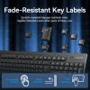 Vention Keyboard and Mouse Combo Wired Silent Slim Full Size KTYBG-EN