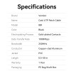 Vention NETWORK Cable CAT6 UTP 1.5m Black IBRBG Vention NETWORK Cable CAT6 UTP 1.5m Black IBRBG