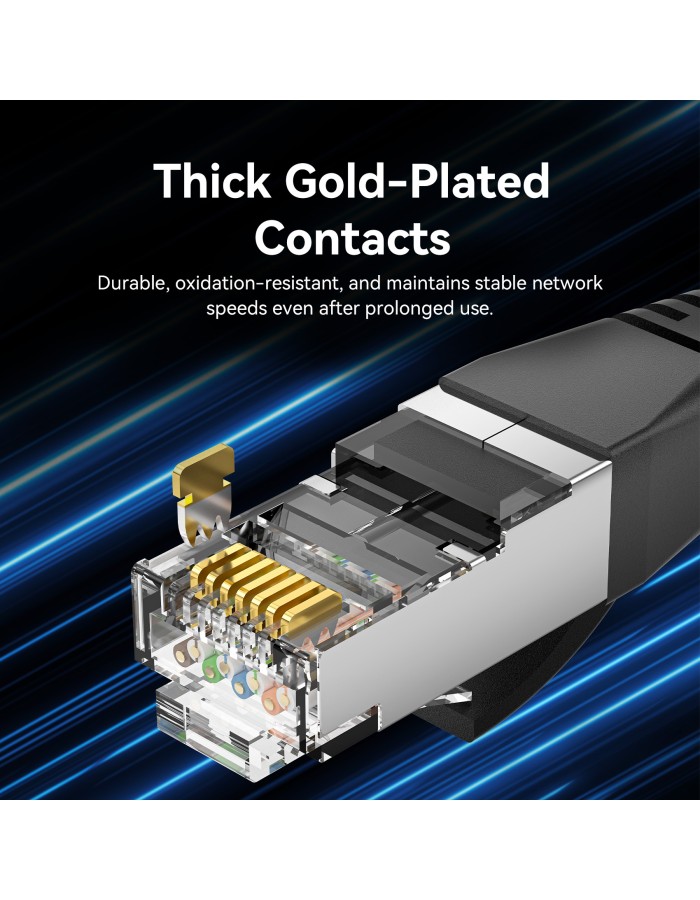 Vention NETWORK Cable CAT6A SFTP Anti-Vibration Industrial Flexible 2.0m IBYGH Vention NETWORK Cable CAT6A SFTP Anti-Vibration Industrial Flexible 2.0m IBYGH