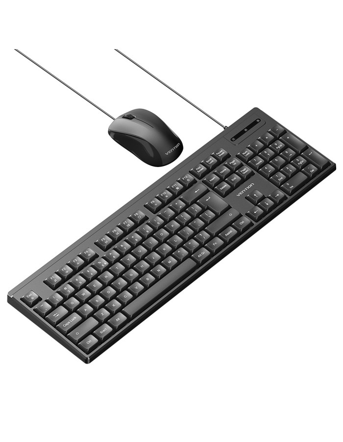 Vention Keyboard and Mouse Combo Wired Silent Slim Full Size KTYBG-EN