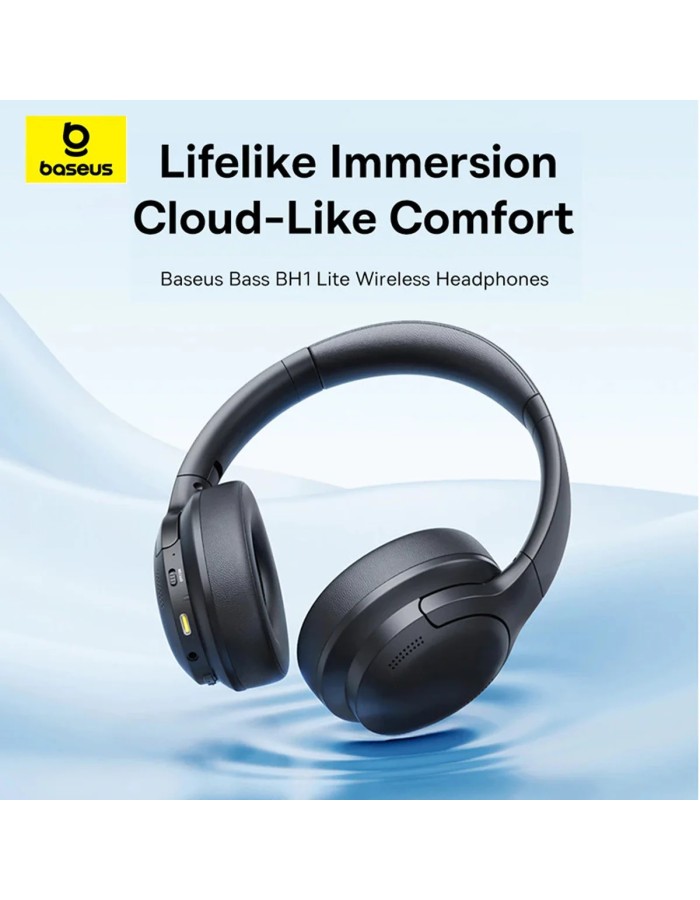 Baseus Headphones Over Ear Bass BH1 Lite Black