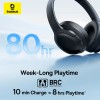 Baseus Headphones Over Ear Bass BH1 Lite Black