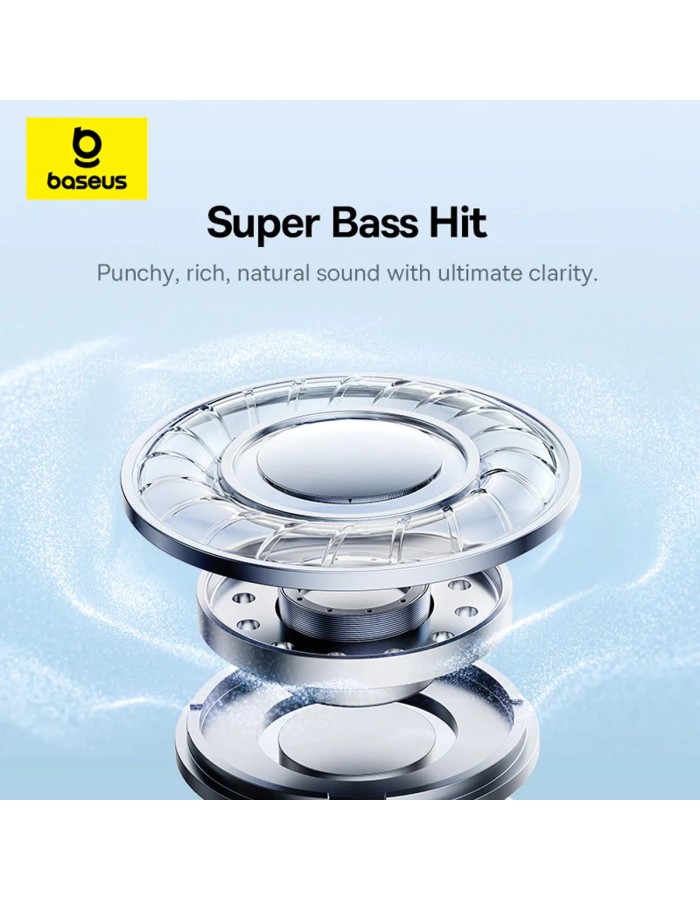 Baseus Headphones Over Ear Bass BH1 Lite White