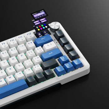 Machenike Wireless Gaming Keyboard ,Wired,Bluetooth,2.4G, Linear Silver Switches,4000 mAh battery, K500F-B81 Machenike Wireless Gaming Keyboard ,Wired,Bluetooth,2.4G, Linear Silver Switches,4000 mAh battery, K500F-B81