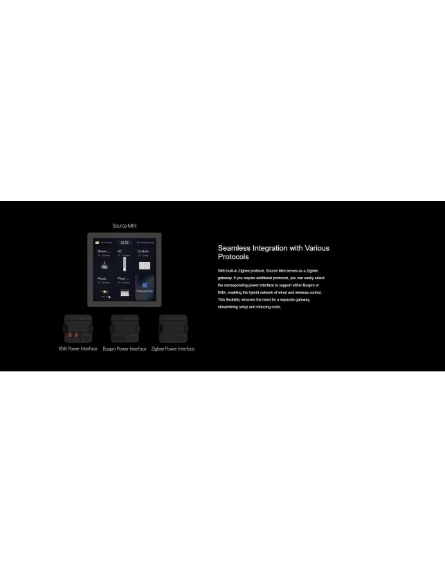 HDL Panel SOURCE Mini Panel 4" Touch Screen Black HDL Panel SOURCE Mini Panel 4" Touch Screen Black