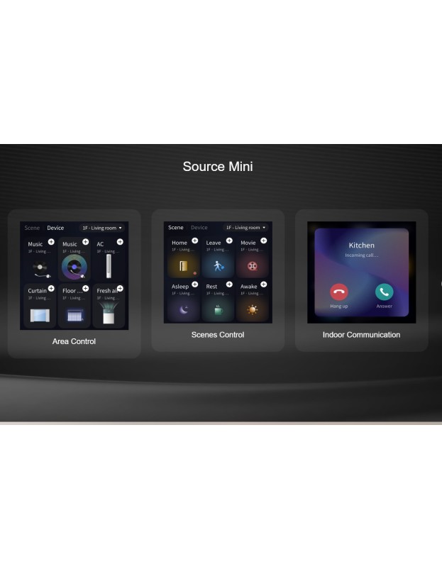 HDL Panel SOURCE Mini Panel 4" Touch Screen Black HDL Panel SOURCE Mini Panel 4" Touch Screen Black