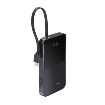 Baseus Powerbank 22.5W 10000mAh + Display EnerFill FC51 Bipow2 Pro Black