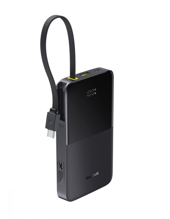 Baseus Powerbank 22.5W 10000mAh + Display EnerFill FC51 Bipow2 Pro Black Baseus Powerbank 22.5W 10000mAh + Display EnerFill FC51 Bipow2 Pro Black