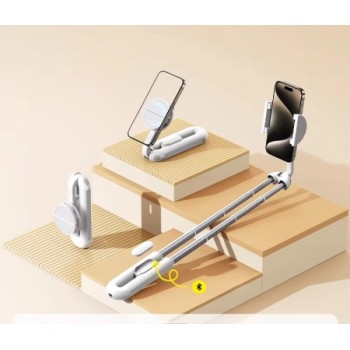Baseus TechShot Series Aluminium Selfie Stick Extendable up to 61cm White