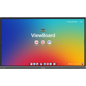 Viewsonic Viewboard Interactive Display Whiteboard 86" 4K Android EDLA 50-Point Touch 70W Speaker NFC IFP8651-3C