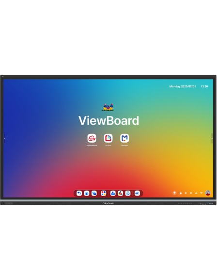 Viewsonic Viewboard Interactive Display Whiteboard 86" 4K Android EDLA 50-Point Touch 70W Speaker NFC IFP8651-3C