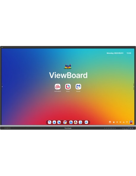 Viewsonic Viewboard Interactive Display Whiteboard 65" 4K Android EDLA 50-Point Touch 70W Speaker 8 Mic Array NFC IFP6551-3C Viewsonic Viewboard Interactive Display Whiteboard 65" 4K Android EDLA 50-Point Touch 70W Speaker 8 Mic Array NFC IFP6551-3C