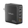 MINIX GaN Wall Charger 100W 3xUSB-C/1xUSB-A NEO P100