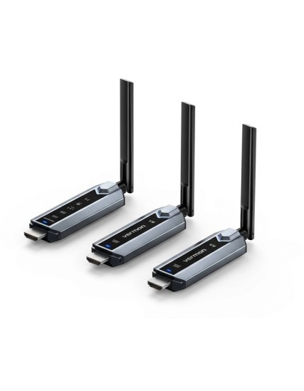 Vention ADPH0-2 Full HD Wireless HDMI Kit 1x Transmitter (Source) to 2x Receivers (Displays) Vention ADPH0-2 Full HD Wireless HDMI Kit 1x Transmitter (Source) to 2x Receivers (Displays)