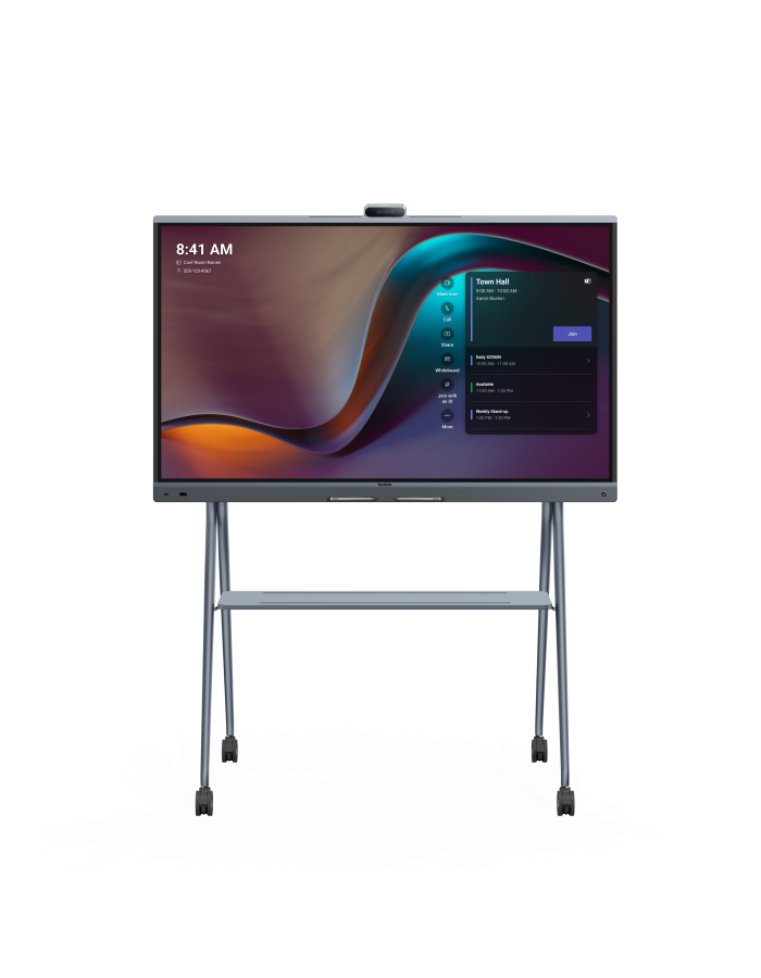 Yealink MeetingBoard Pro 65" for Teams/BYOD 4K Interactive Display | AI Triple-Eye Camera 50MP | AI Enhanced Audio MB65Pro-A02