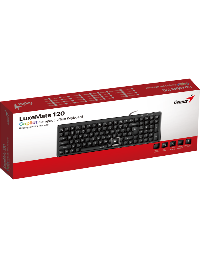 Genius Keyboard Wired Compact English LuxeMate 120