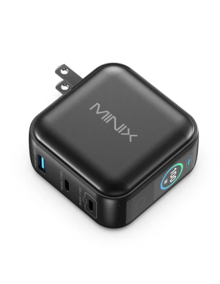 MINIX GaN Wall Charger 100W 2x USB-C/1xUSB-A with LED NEO P3 PRO MINIX GaN Wall Charger 100W 2x USB-C/1xUSB-A with LED NEO P3 PRO