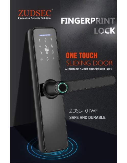 Zudsec Standalone Door Lock Metal With Fingerprint-WiFi Zudsec Standalone Door Lock Metal With Fingerprint-WiFi