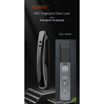 Zudsec Standalone Door Lock Metal With Fingerprint and Key-WiFi