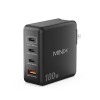 MINIX GaN Wall Charger 100W 3xUSB-C/1xUSB-A NEO P100