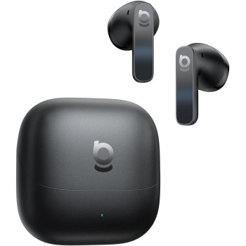 Baseus Headphones In Ear TWS, ANC, LDAC Hi-res Audio, IP55,40H Battery Life, 6-Mic AI ENC, Bass BS1 Black